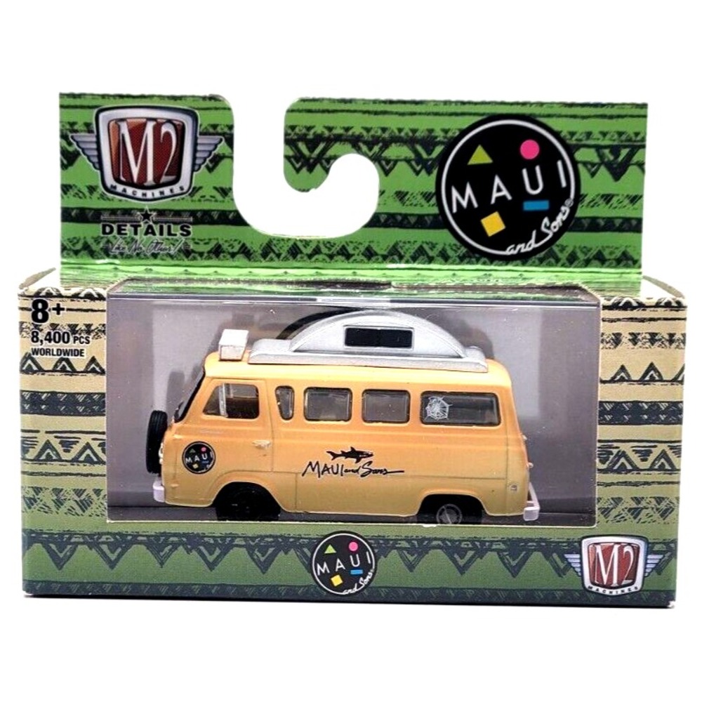 M2 MACHINES 1965 FORD ECONOLINE CAMPER VAN‎ R67  21-50 NIB